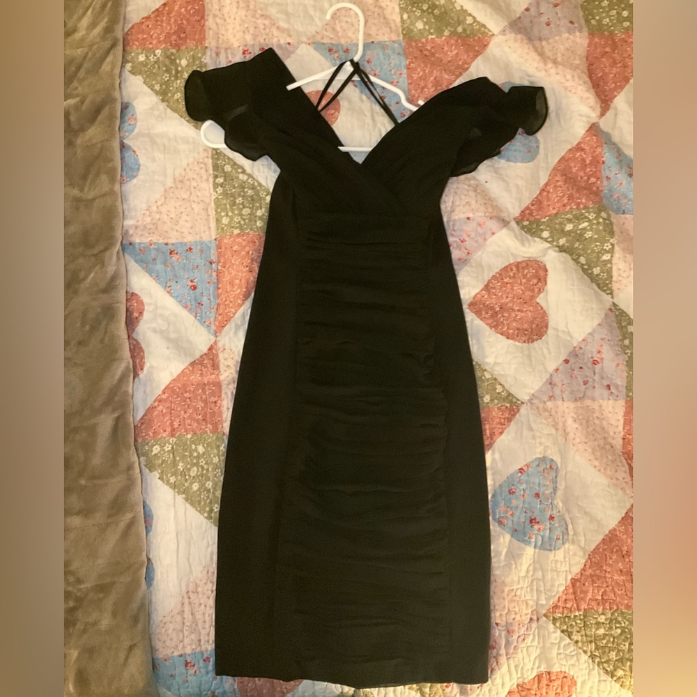 Black evening dress perfect for different occasions, wore only once